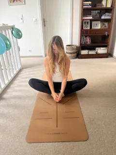 Tappetino yoga antiscivolo Leela 4.5 mm con mandala