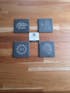 Wasteland Survival Slate Coaster Set (4pc) – Peace is a Myth