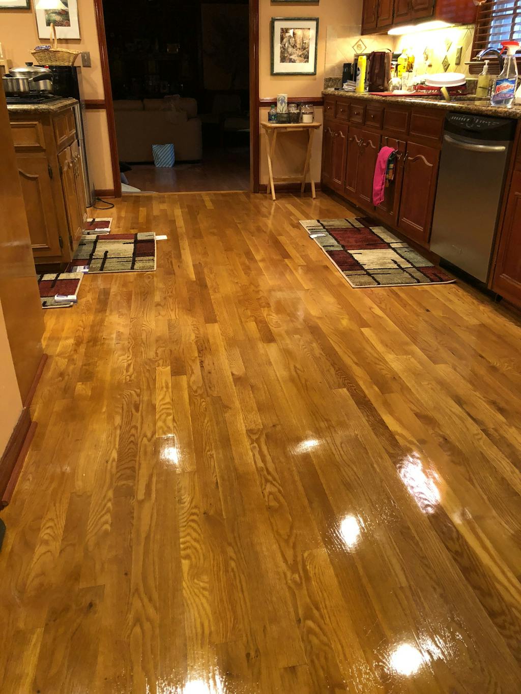 Bona Mega waterborne hardwood floor finish at Woodwudy Wholesale