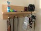 Coat Rack Entryway Shelf With Key Holders