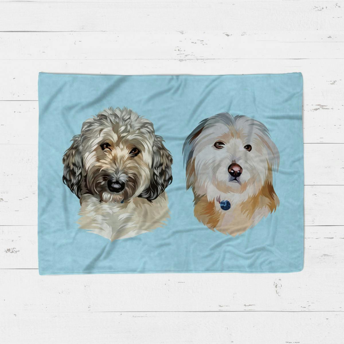 Best Custom Dog Blankets Personalized, Hand Drawn & Lifetime Memory