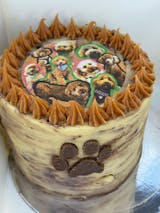 Carob Swirl Tall Cake