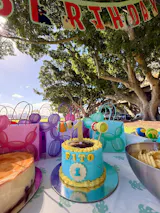 5" Dog and Ball Cake