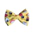 Yellow Dog Collar Bow Tie with Cute Ice Creams