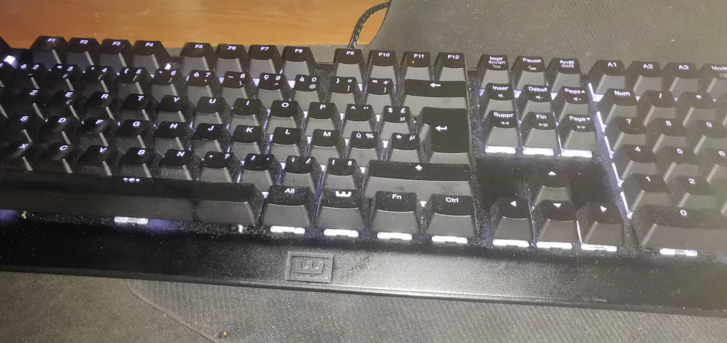 美品】Wooting two he キーボード 茶色