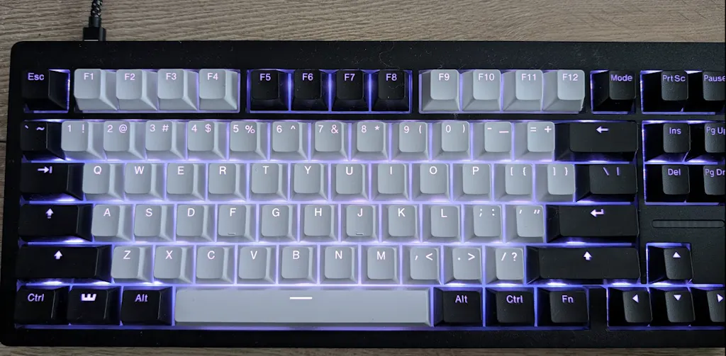 Wooting ダブルショット Backlit PBT キーキャップ Wooting Double Shot Backlit PBT Keycap Set (sku: KC2-DE1-PDS-BK1
