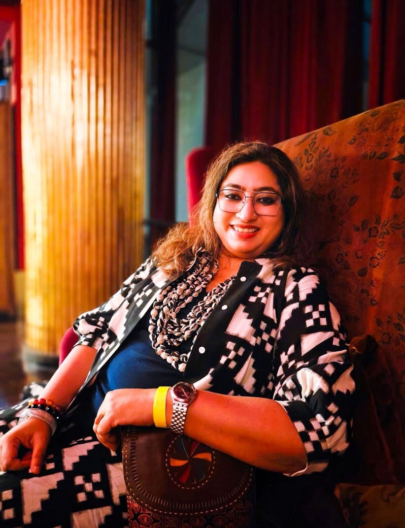 Monochrome Double Ikat Jacket Dress