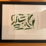 Custom Golf Course Map, Golf Gifts for Men, Any Golf Course Print, Personalized