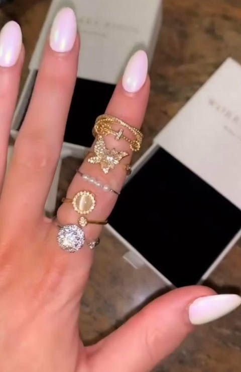 Crystal Spinner Worry Ring