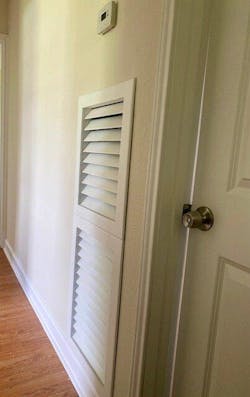 Luxury Wood A/C Return Vent Cover, In-Take Grills – Primed, Holds 1" Filter