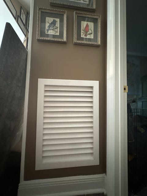 Luxury Wood A/C Return Vent Cover, In-Take Wall Grills – Primed White Holds 1" Filter