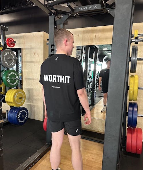 T-SHIRT - PUSHING LIMITS (BLACK/WHITE)