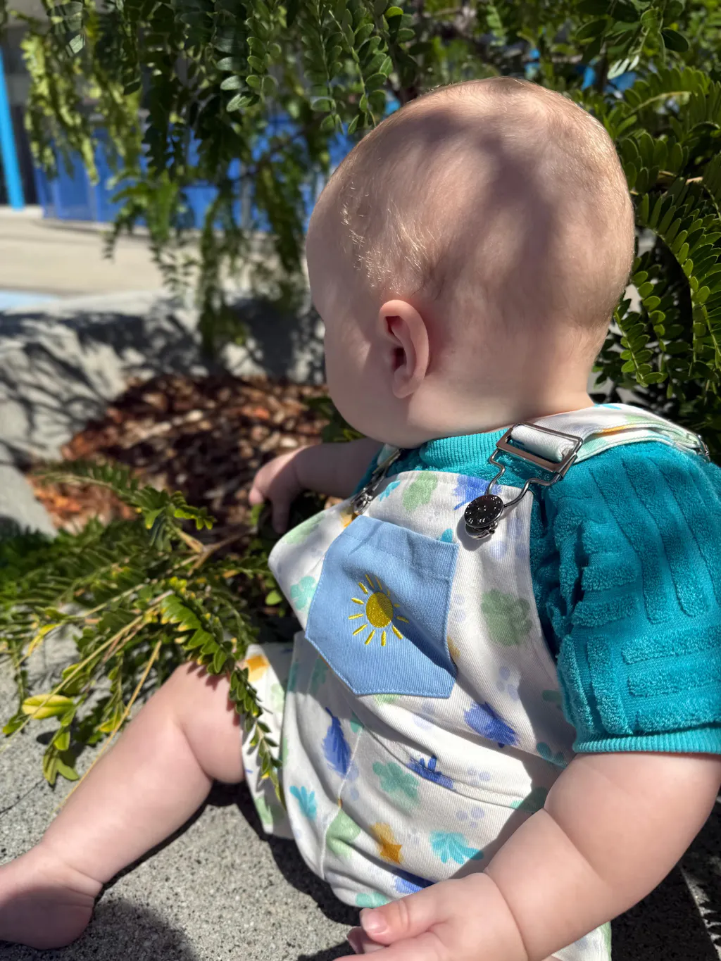 Solstice Straight Overalls - Ocean