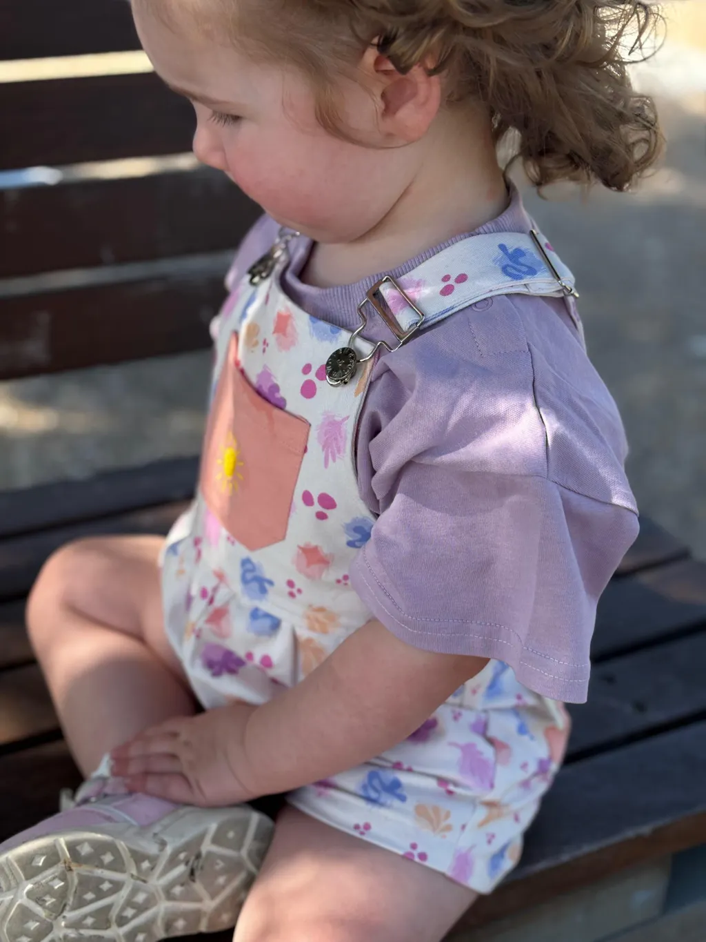 Solstice Pleated Overalls - Sunset