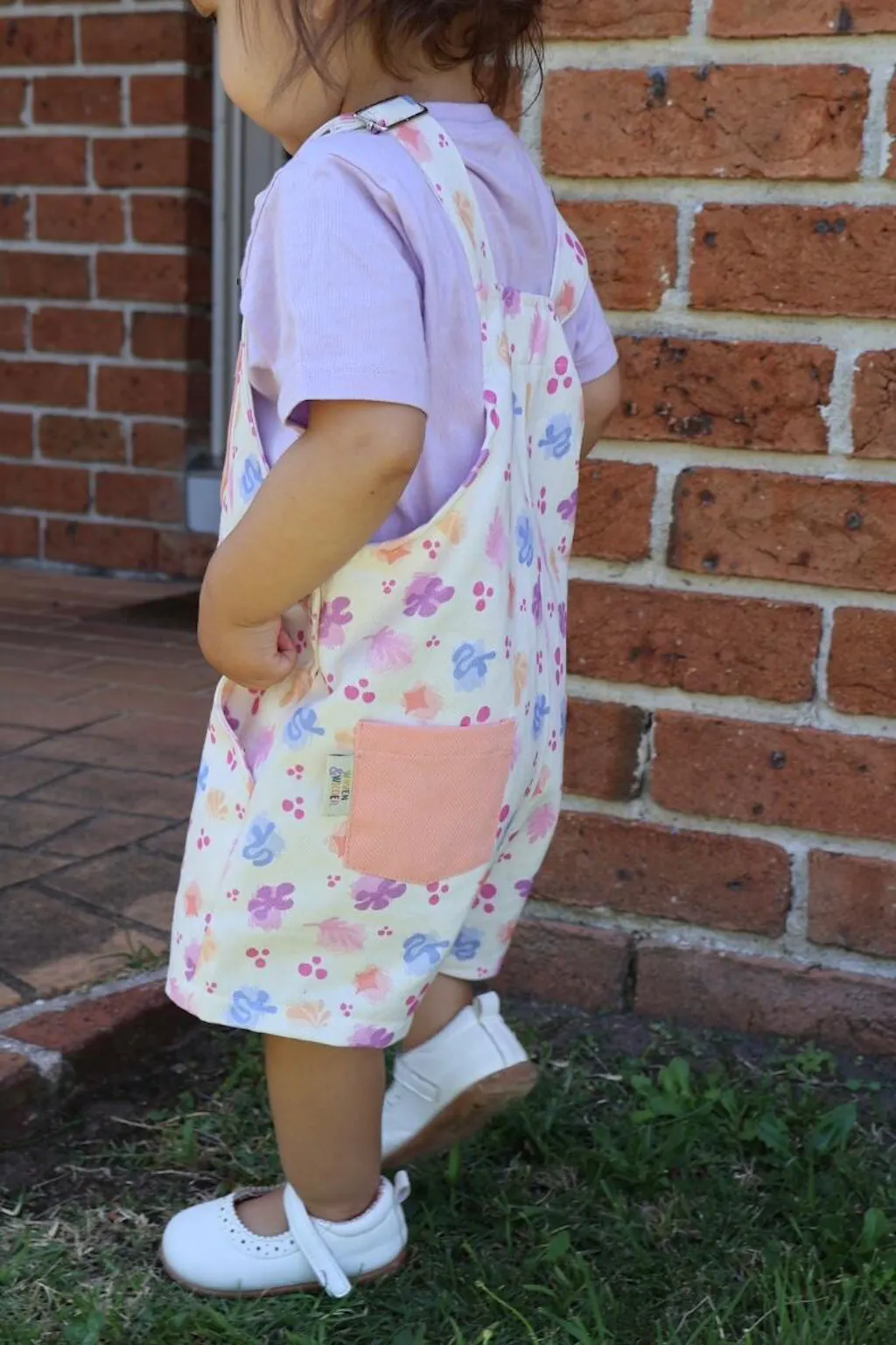 Solstice Pleated Overalls - Sunset