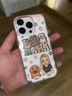 Life's Too Short, Hug Your Dog - Dog Personalized Custom 3D Inflated Effect Printed Clear Phone Case - Gift For Pet Owners, Pet Lovers