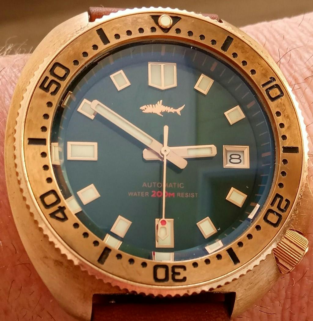 Diver Watches Heimdallr Bronze Watch Heimdallr Seiko Turtle Bronze