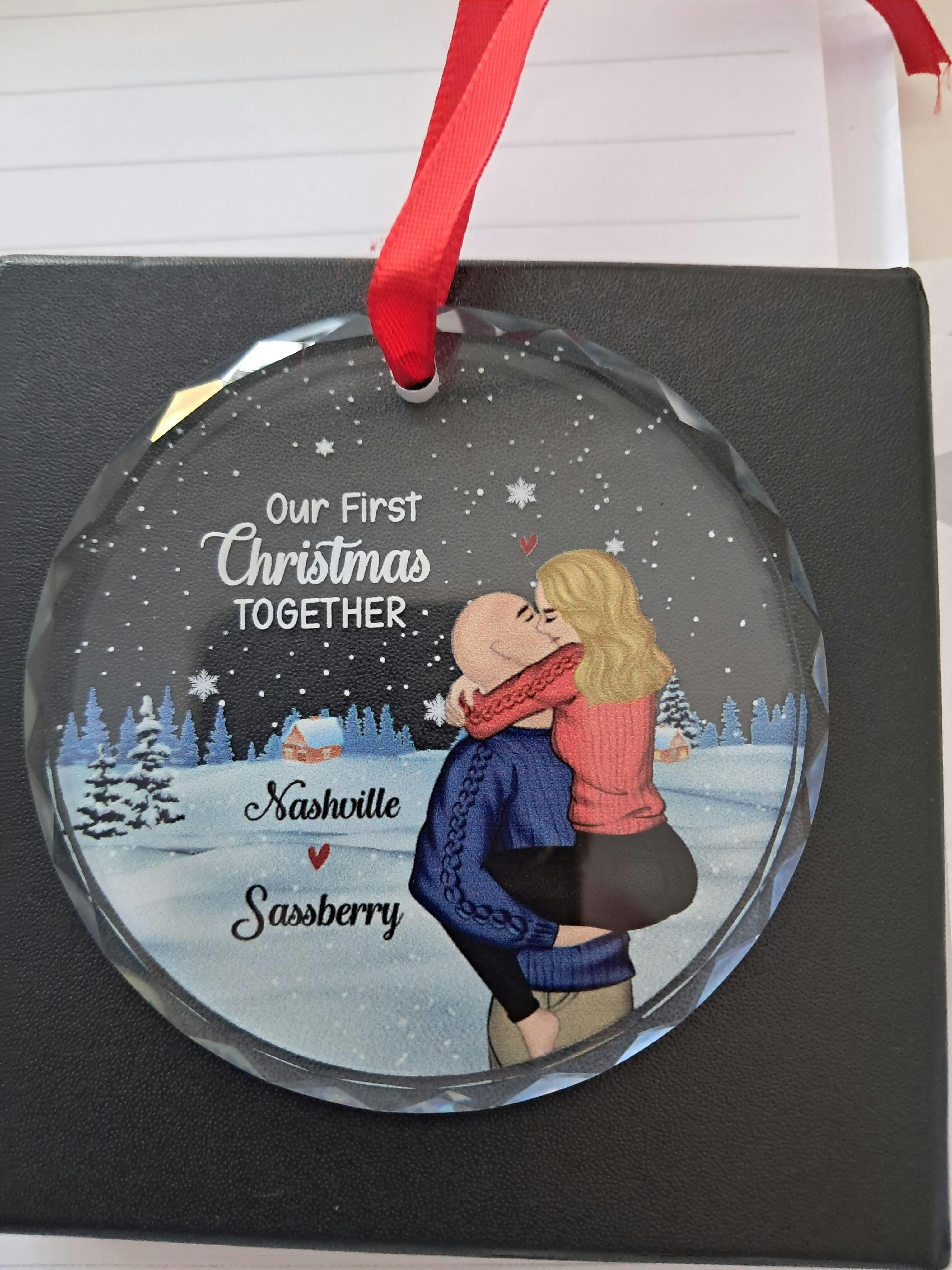 Ford First Wedding Christmas Ornaments : 2024 Our First