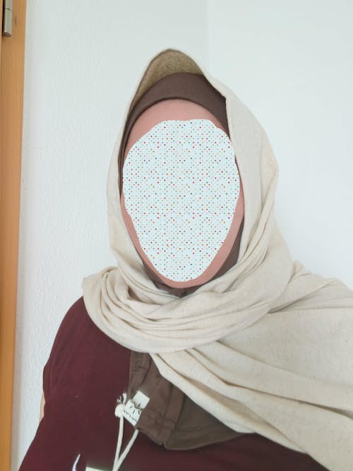 Set of 3 Ninja Bonnet - organic cotton - black, light taupe, chocolate