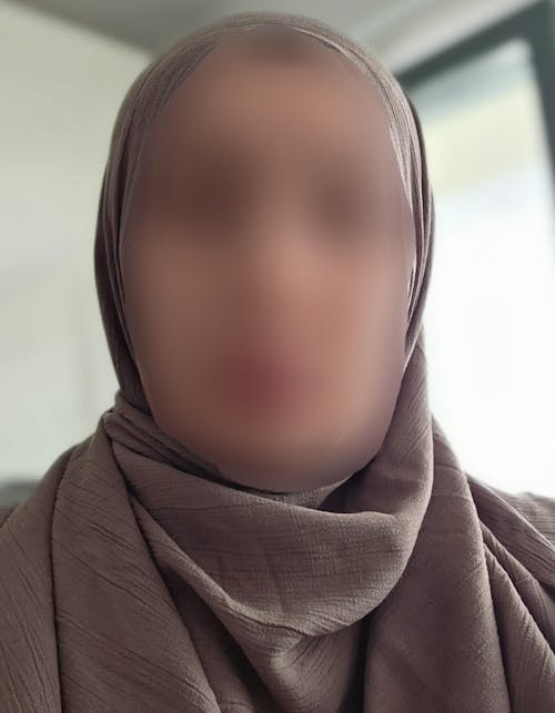 Linen abaya "Alma" with cotton - sand