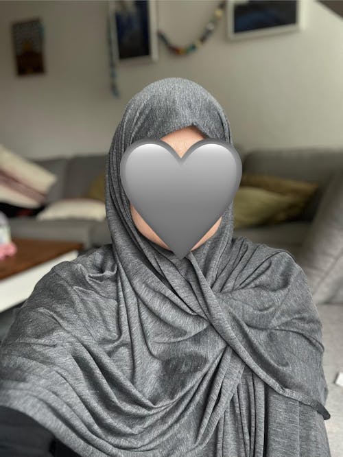 "Mariposa" XXL in silk and organic cotton (Grey Melange)