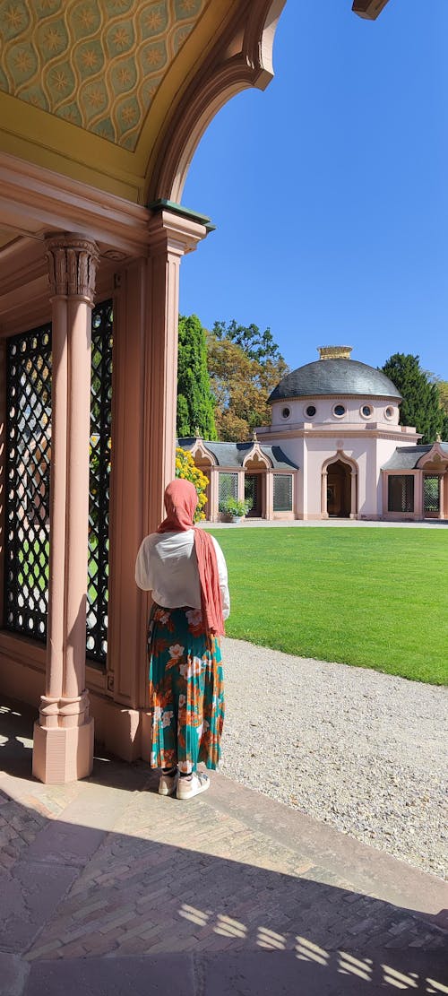 Crinkle Chiffon Hijab "Sandy" aus Viskose und Leinen (Fox Red)