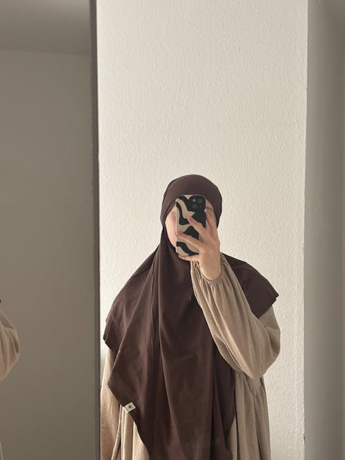 Jersey Khimar en coton bio Chocolate