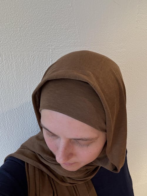 Schlauchbonnet aus Seide und Bio-Baumwolle "Mariposa" (Chestnut)