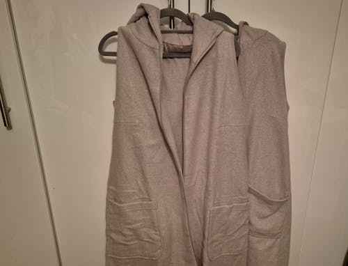 Lange Fleeceweste "Coseline" aus Bio-Baumwolle