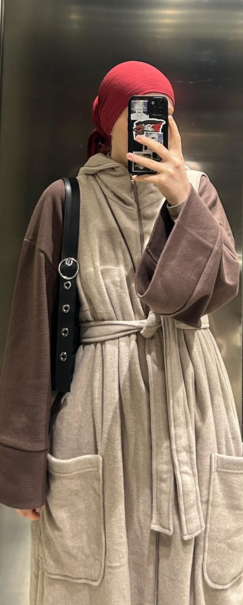 Lange Fleeceweste "Coseline" aus Bio-Baumwolle