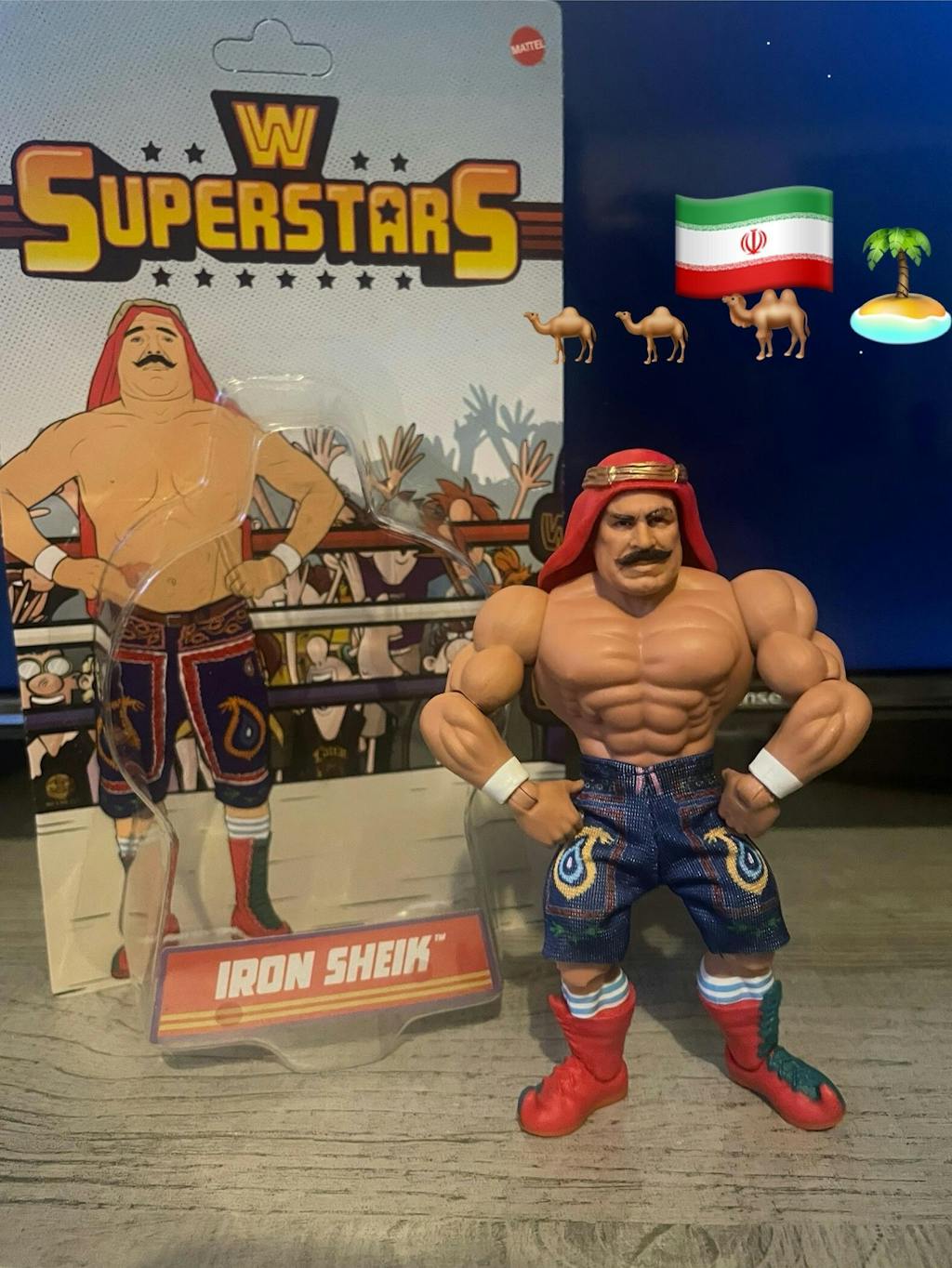 Iron Sheik WWE Superstars Series #14 Action Figure – wrestlingshop.com