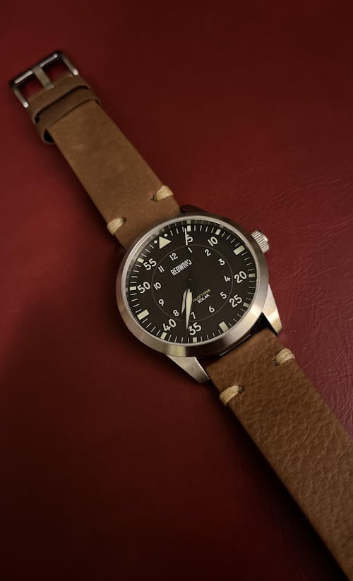 Aviator™ Vintage Leather Pilot Watch Band
