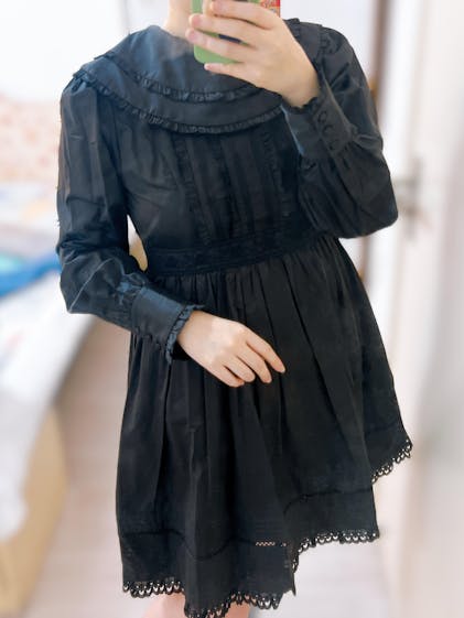 　キャンディドール　洋ロリ 綿レースピンタックワンピース | Moi-même-Moitié | ロリータ ゴスロリ ゴシックファッション通販はワンダーウェルト フルール