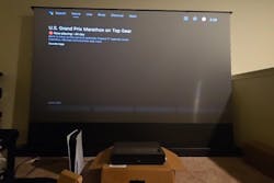 WUPRO CINEMA-LEVEL LeApex Smart CBSP Excellent Contrast Tension CLR ALR Motorized Floor Rising Screen For UST Projector