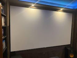 Wupro Cinema Soft matte white Anti-laser Speckle Frame Projector Screen For Long Throw & Short Throw & UST