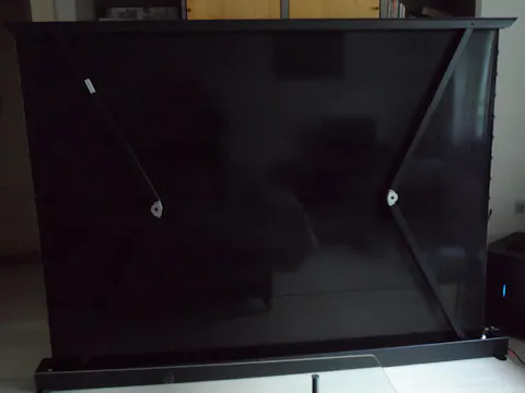 WUPRO CINEMA-LEVEL LeApex Smart CBSP Excellent Contrast Tension CLR ALR Motorized Floor Rising Screen For UST Projector