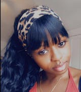 Headband Wig With Bang Human Hair Straight Wig Versatile Style for Black Women