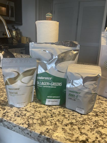 Xendurance コラーゲン+グリーンズ |有機コラーゲンペプチド+グリーン