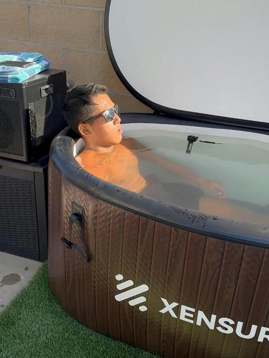 High-Performance Cold Therapy Airtub + Chiller Mini + Essentials