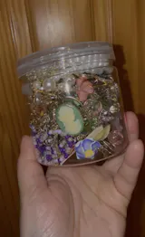 Custom Forest Magic Themed Mystery Jewelry Jar new