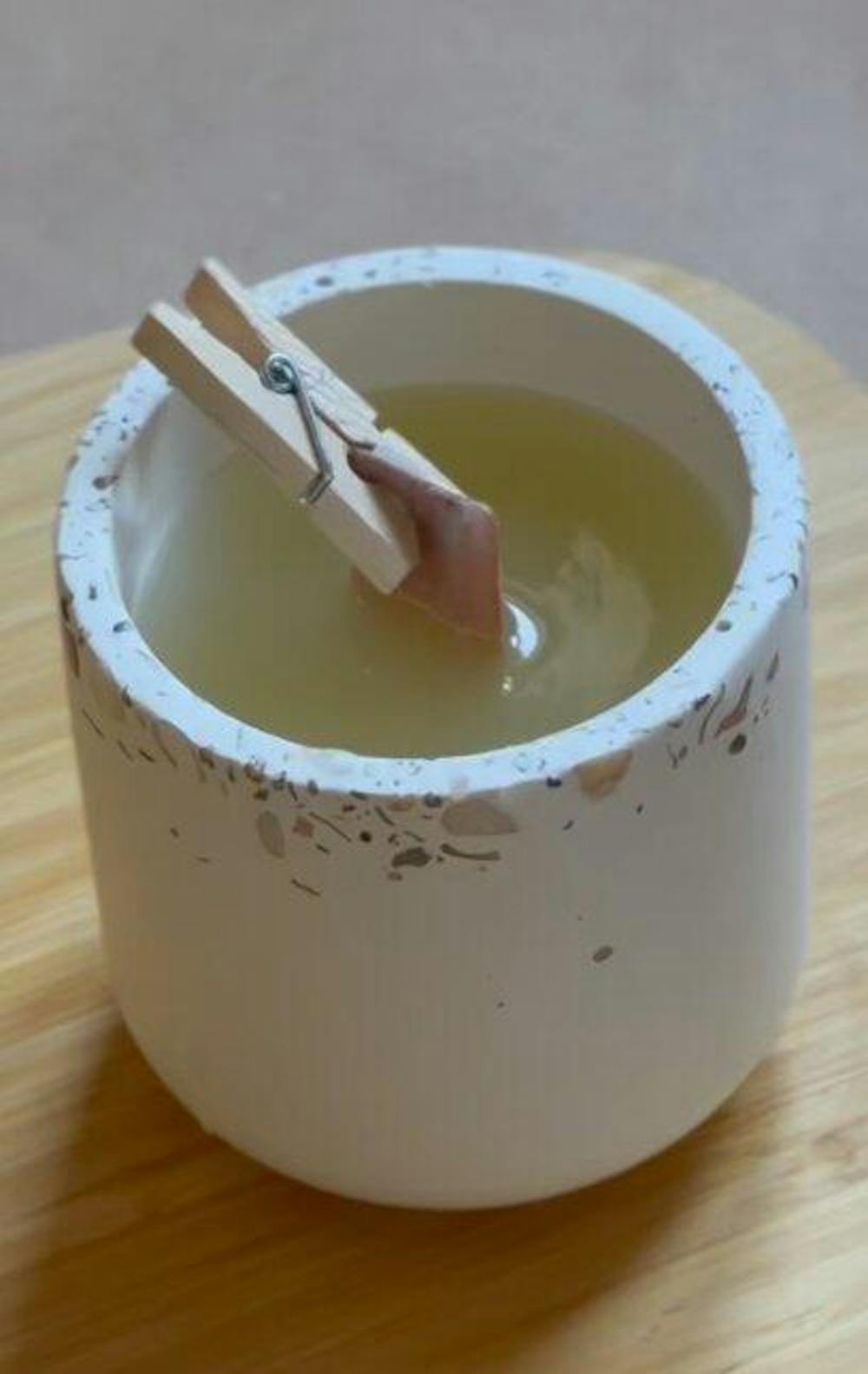 שעווה מקצועית JustWax SP500 מוכנה לשימוש, לנרות בכלים.