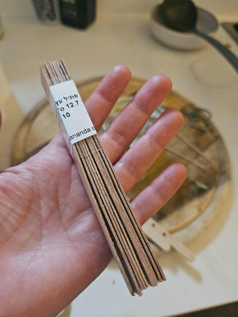 פתילי עץ עם בוסטר, מפצפצים ברעש מדורה, אורך 12.7 ס"מ - 10 יח'