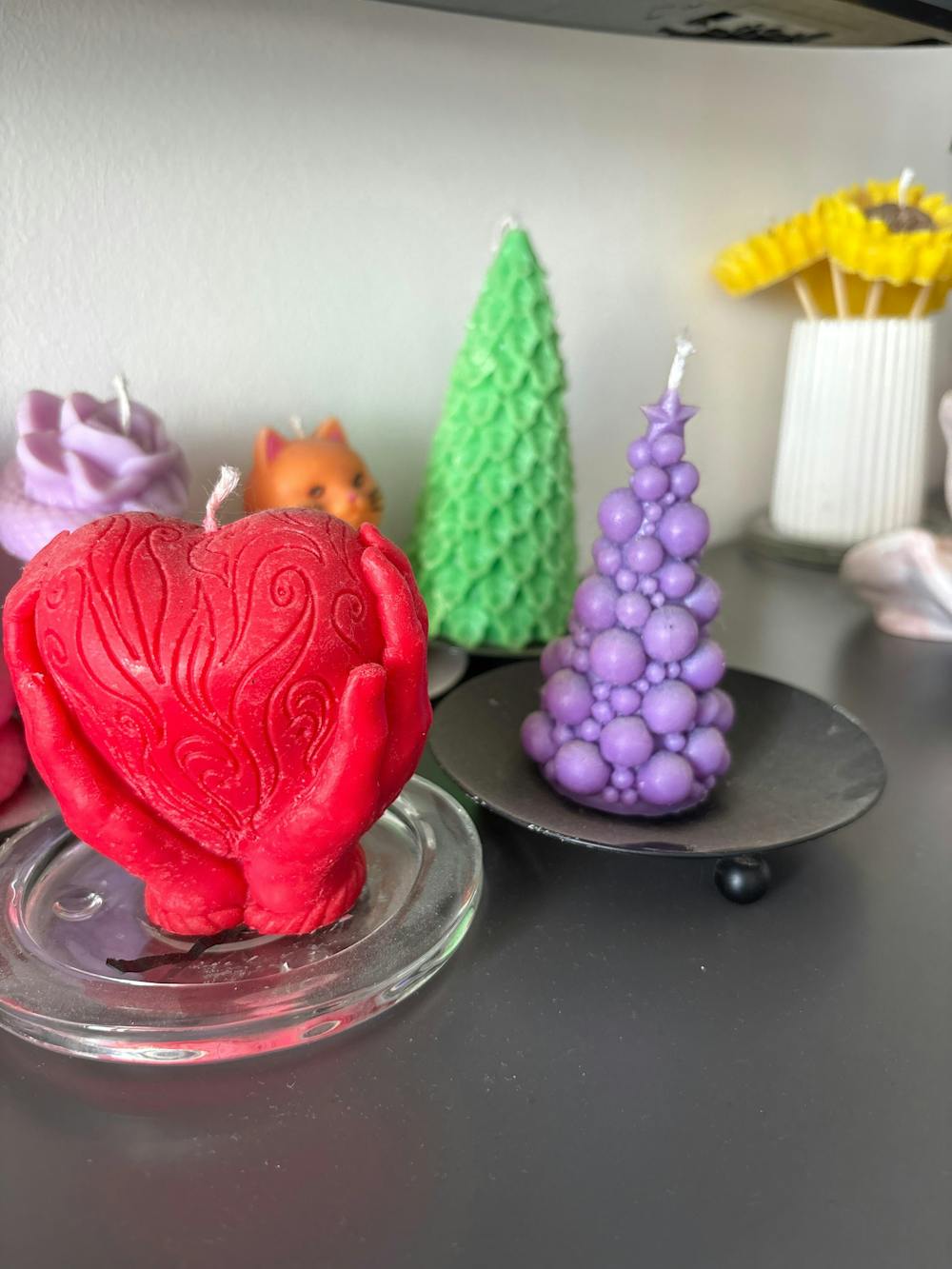 שעוות קוקוס JustWax C200 מוכנה לשימוש, לנרות יצוקים בתבניות סיליקון וטארטים.