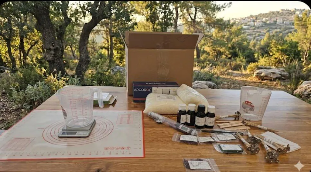 ערכה להכנת 12 נרות ריחניים למתחילים