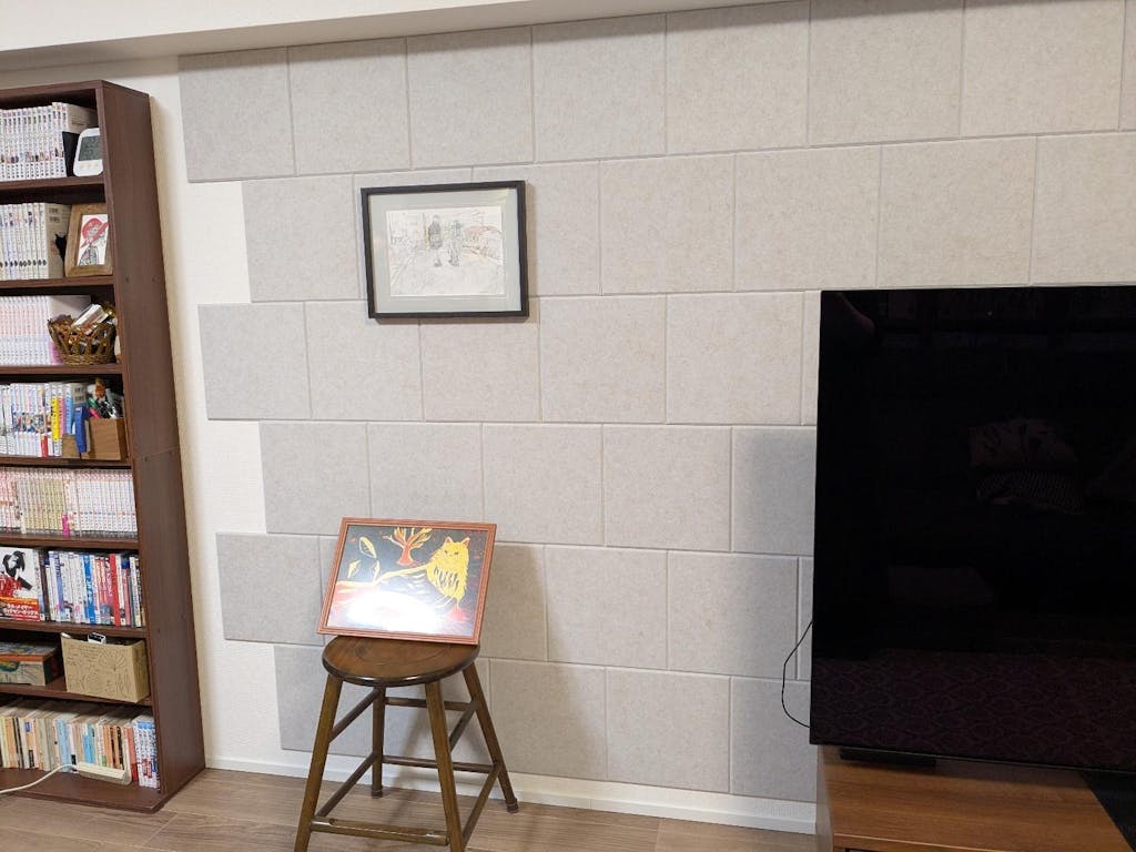 吸音パネル 「hisoka」厚さ9mm 虫ピン付属 12枚セット