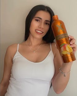 Liquid Collagen Peptides with Biotin, Hyaluronic Acid and Vitamins B5, B6, C & E - Mango Flavor