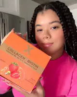 Liquid Collagen Shots with Biotin, Hyaluronic Acid and Vitamins B5, B6, C & E - Strawberry Flavor