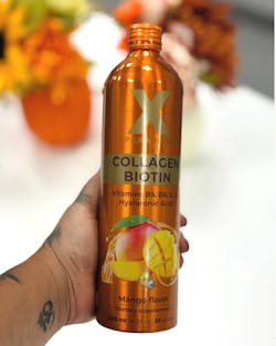 Liquid Collagen Peptides with Biotin, Hyaluronic Acid and Vitamins B5, B6, C & E - Mango Flavor