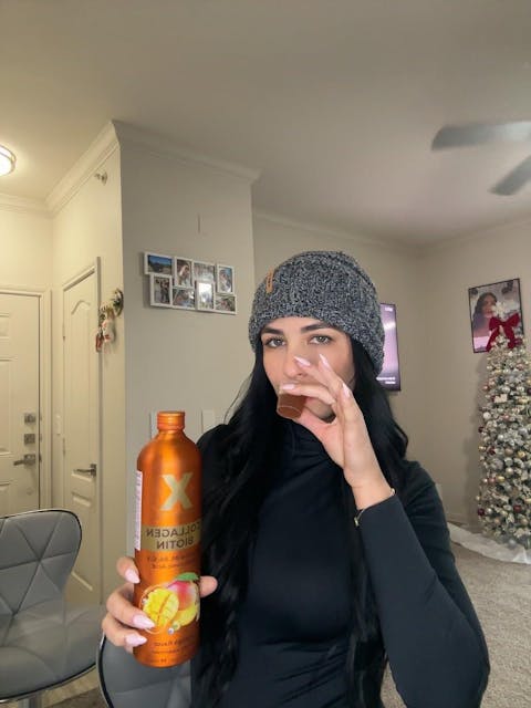 Liquid Collagen Peptides with Biotin, Hyaluronic Acid and Vitamins B5, B6, C & E - Mango Flavor