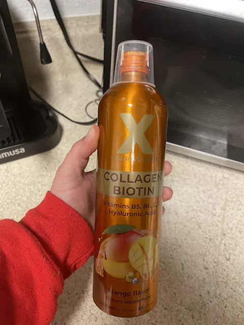 Liquid Collagen Peptides with Biotin, Hyaluronic Acid and Vitamins B5, B6, C & E - Mango Flavor